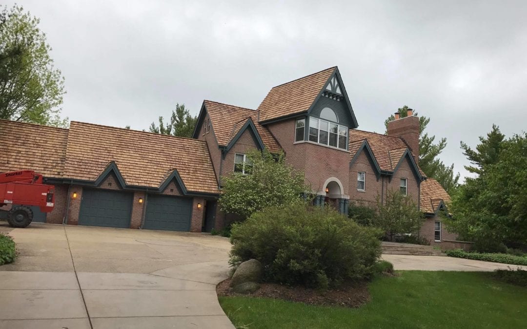 New Residential Cedar Shingle Roof