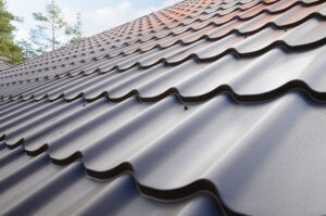 Roofing materials. Metal House