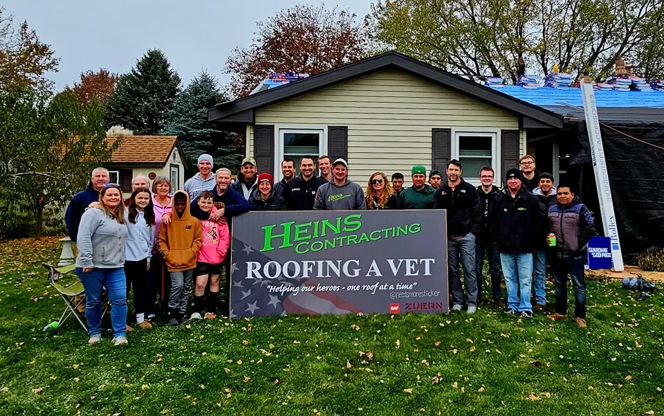 Heins Contracting Roofing A Vet 2023